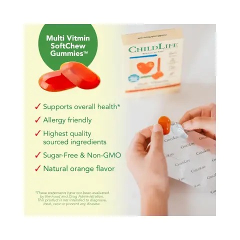 Childlife Multivitamin Soft Chew Gummies 27 Tablets thumbnail 3