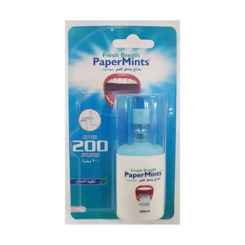 Papermints Fresh Breath Sugar-Free Mouth Spray 20mL thumbnail 1