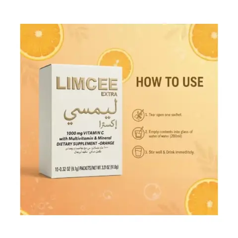 Limcee Extra 1000mg Sachet 10s thumbnail 2