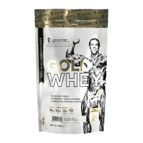 Kevin Levrone Gold Whey Chocolate Powder 500G  thumbnail 1