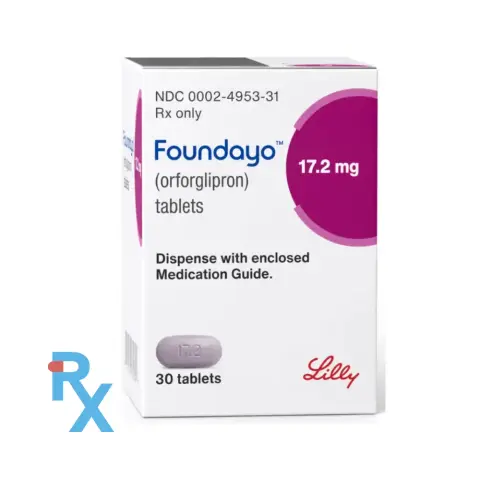 Foundayo 17.2mg Tablets 30s thumbnail 1