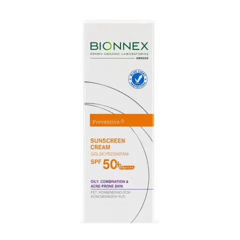 Bionnex Preventiva SPF50+ Sunscreen Cream For Oily Skin, Combination & Acne-Prone Skin 50mL