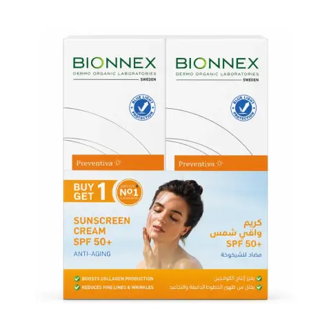 Bionnex Preventica Anti Aging Sunscreen Spf50+ 50Ml OFFER PACK thumbnail 1