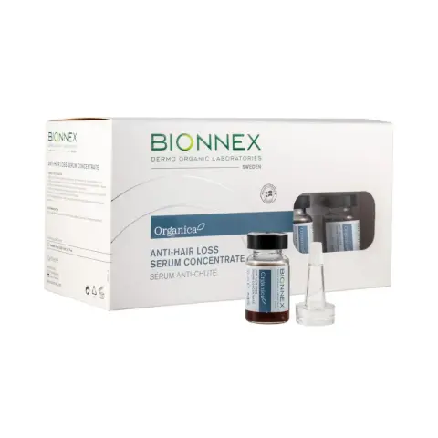 Bionnex Organica Anti-Hair Loss Serum Concentrate 12 x 10ml – Strengthening & Revitalizing Treatment with 25 Natural Plant & Sea Extracts, Vitamins & Minerals thumbnail 1