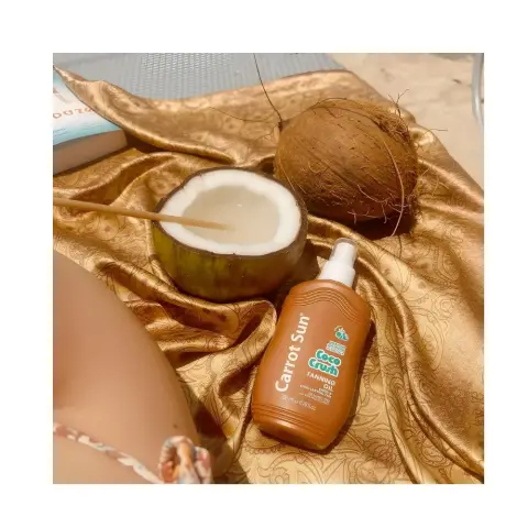 Carrot Sun Cococrush Tanning Oil 200Ml  thumbnail 3