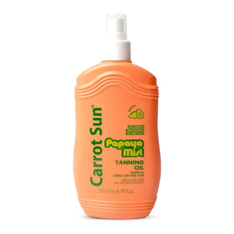 Carrot Sun Papaya Mist Tanning Oil 200mL thumbnail 1