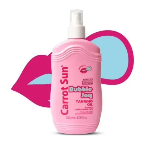 Carrot Sun Bubble Joy Tanning Oil 200Ml  thumbnail 1