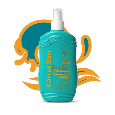 Carrot Sun Beachy Licious Tanning Oil 200mL thumbnail 1