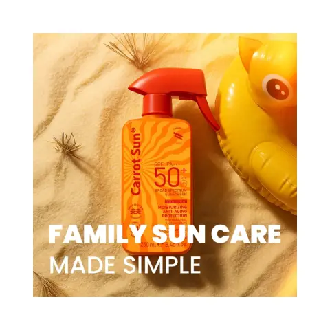 Carrot Sun Sunscreen Spf50+ Body Spray 250Ml  thumbnail 2
