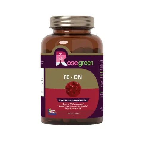 Rosegreen Fe-On Capsule 90 Capsules thumbnail 1