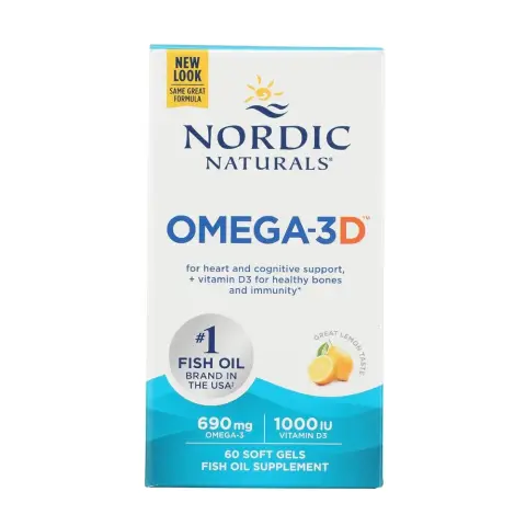 Nordic Naturals Omega 3D 60 Softgels