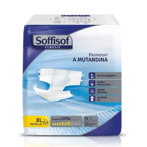 Soffisof Classic Elastic Daiper Xl 15S  thumbnail 1