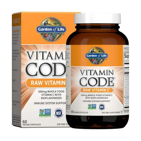 Garden Of Life Vitamin Code Raw Vitamin C 60 Veg Capsules thumbnail 1