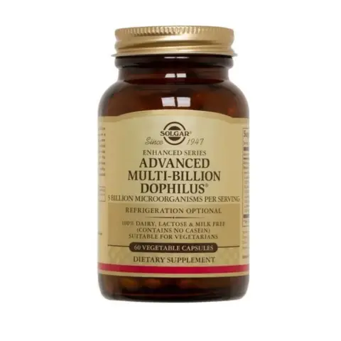 Solgar Advanced Multi-Billion Dophilus Probiotic Capsules – 60 Capsules thumbnail 1