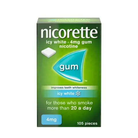 Nicorette Fresh Mint Gum 4mg 105s thumbnail 1