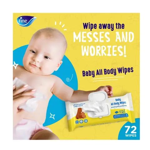 Fine All Body Wipes 72S thumbnail 2