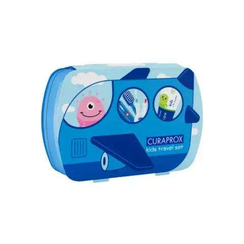 Curaprox Kids Travel Set Blue  thumbnail 1