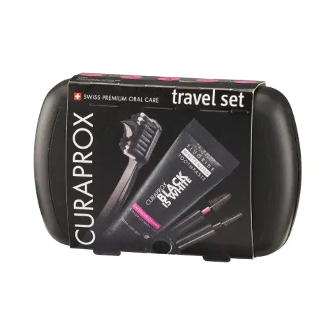 Curaprox  Travel Set Black Is White  thumbnail 1