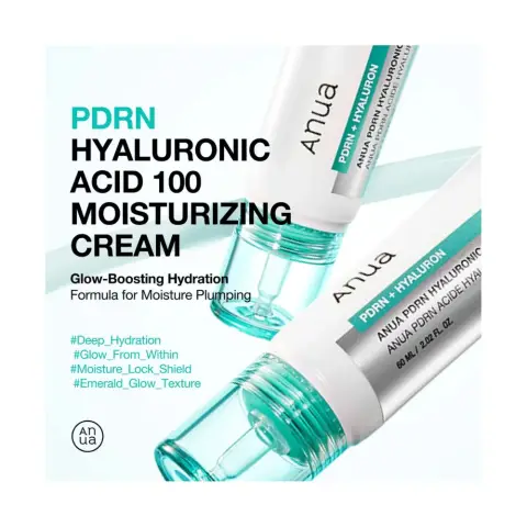 Anua 100+ Pdrn Hyaluronic Moisturising Cream 60Ml thumbnail 3