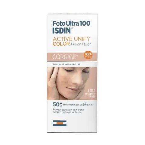 Isdin Fotoultra 100 Activ Unify Fusion Fluid Color Sunscreen 50Ml thumbnail 1