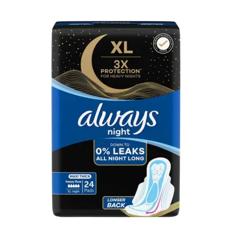 Always Maxi Thick Night Sanitary Pads 24S