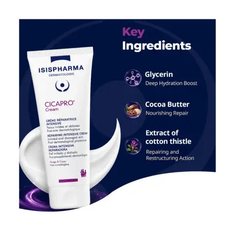 Isis Pharma Cicapro Intensive Repairing Cream 100Ml thumbnail 3