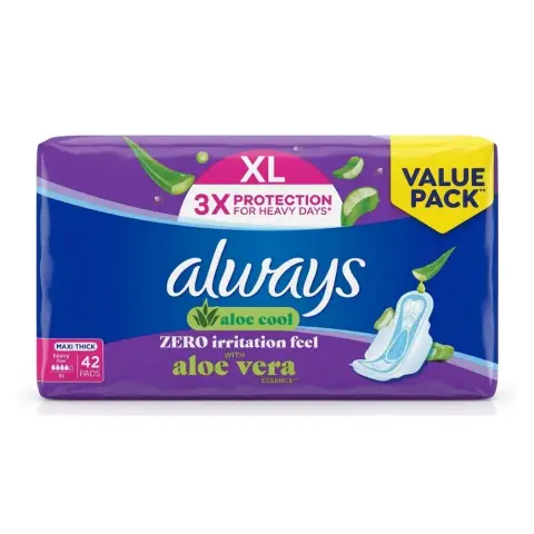 Always Maxi Thick XL Sanitary Pads 42s thumbnail 1
