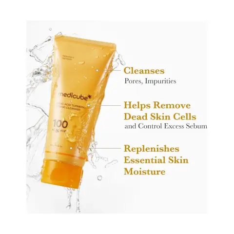 Medicube 100 Kojic Acid Turmeric Cleanser 120G thumbnail 2
