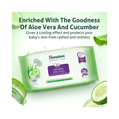 Himalaya Sensitive Baby Wipes thumbnail 2