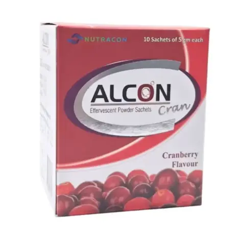 Alcon Cran Effervescent Powder Cranberry 5g Sachets 10s thumbnail 1