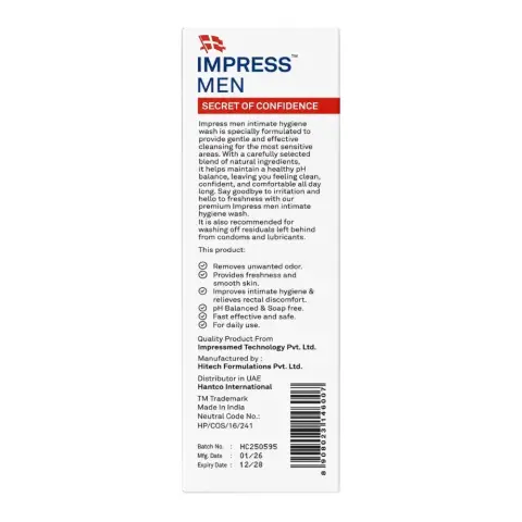 Impress Men Intimate Wash 110 Ml thumbnail 4