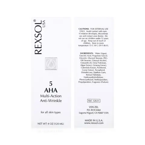 Rexsol 5 Aha Multi Action Anti Wrinkle Cream 120mL thumbnail 1
