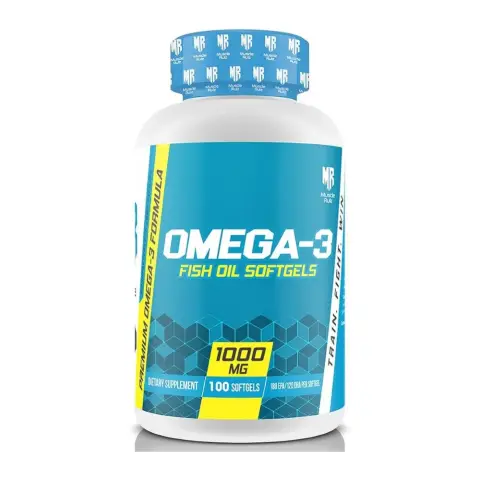 Muscle Rulz Omega 3 Fish Oil 1000Mg Softgels 100S thumbnail 1