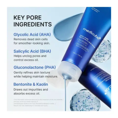 Medicube Zero Pore Blackhead Mud Mask 100Gm thumbnail 2