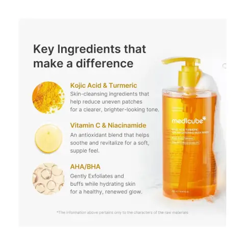 Medicube Kojic Acid Turmeric Bright Body Wash 400ml thumbnail 3