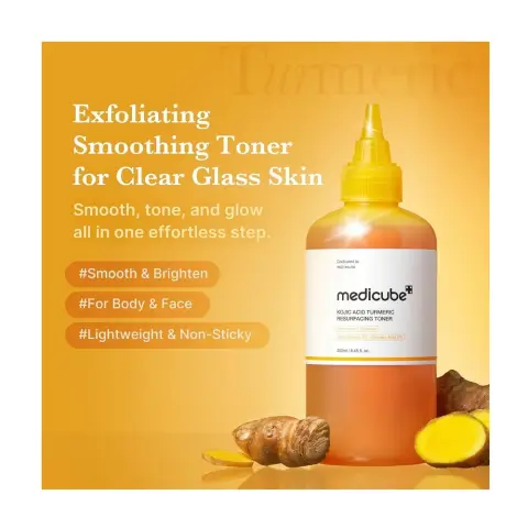 Medicube Kojic Acid Turmeric Toning Cleanser 250ml thumbnail 2