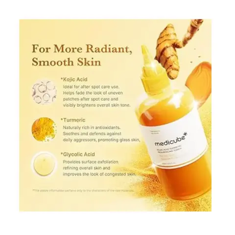 Medicube Kojic Acid Turmeric Toning Cleanser 250ml thumbnail 3