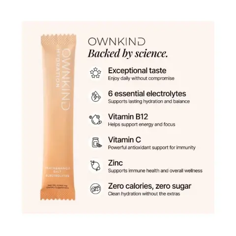 Ownkind Hydration Peach and Mango Sachets 20s thumbnail 2