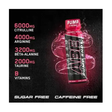 Applied Nutrition Abe Pump Shot Stim Free Cherry Cola 100Ml thumbnail 2