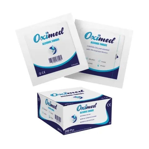 Oximed Alcohol Swabs 200Pcs thumbnail 2
