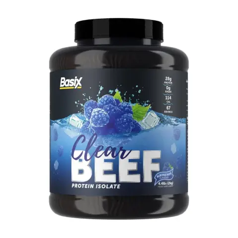 Basix Beef Protein Isolate Blue Raspberry 4lb thumbnail 1
