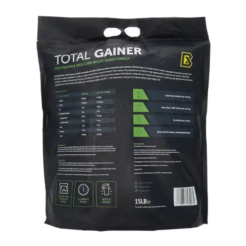 Basix Total Gainer Strawberry Swirl Weight Gainer Formula 15Lb thumbnail 3