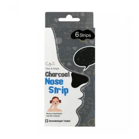 Cettua Clean And Simple Charcoal Nose Strips 6S thumbnail 1