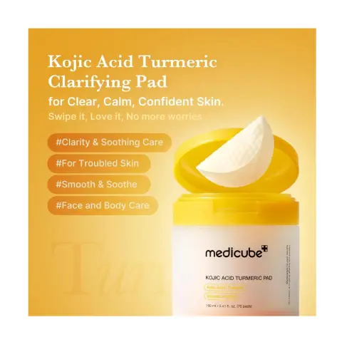 Medicube Kojic Acid Turmeric Toner Pads 160Ml 70S thumbnail 2