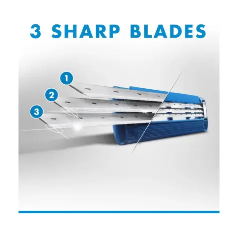 Gillette Mach3 Turbo 3D 3 Blades 1 Handle + Razor 6S thumbnail 3