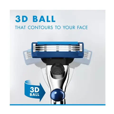 Gillette Mach3 Turbo 3D 3 Blades 1 Handle + Razor 6S thumbnail 4