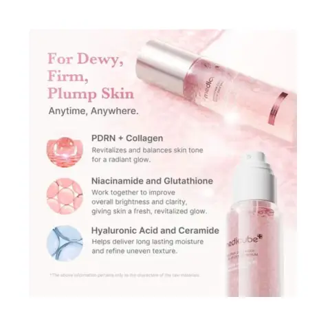 Medicube Pdrn Pink Collgen Glow Gel Mist Serum 100Ml thumbnail 3