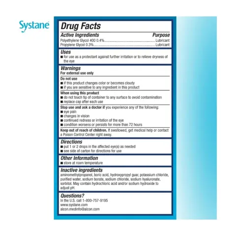 Systane Hydration Pf Eye Drops 10mL thumbnail 4