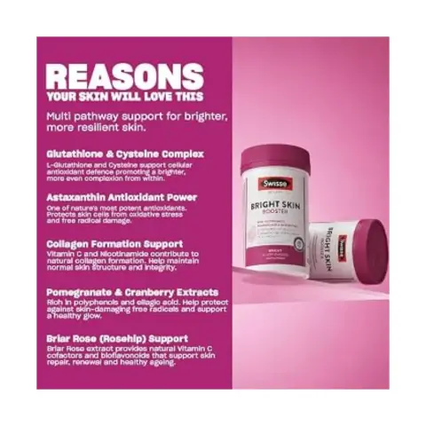 Swisse Beauty Bright Skin Booster Capsules 60S thumbnail 2