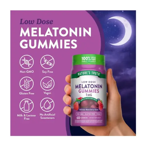 Nature's Truth Melatonin 1mg Gummies 60s thumbnail 3